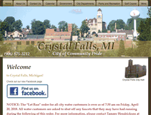 Tablet Screenshot of crystalfalls.org